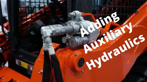 how to add aux wet lines to a skid steer|adding aux hydraulics.